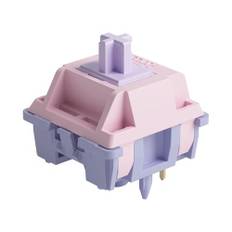 Akko Silent Switch für Mechanische Tastatur, Linear Switches, 5 Pin 50gf, 17mm Feder, MX Tastenschalter für DIY Gaming Kit, Ton Verringern, für Eine Ruhige Arbeitsumgebung (45 Pcs, Fairy)