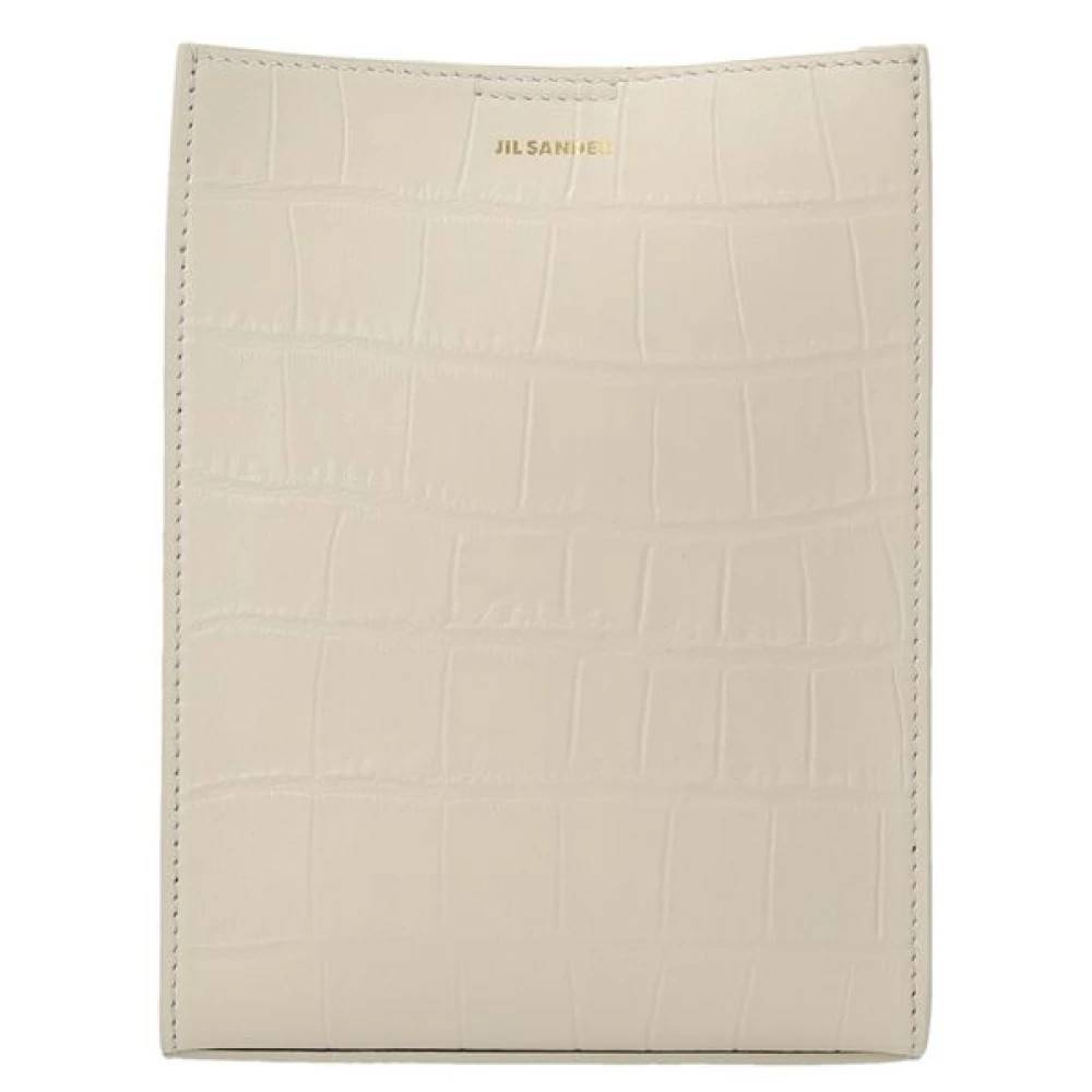 Jil Sander Tangle Crossbody Taske - Tasker - Dame - Hvid - ONE SIZE - Uld