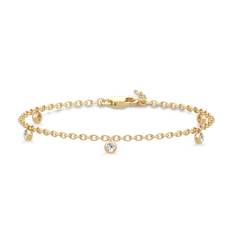 Julie Sandlau Grace Bracelet Armbånd 22 kt. Forgyldt Sølv BR336GD - Dame - 925 Sterling Silver