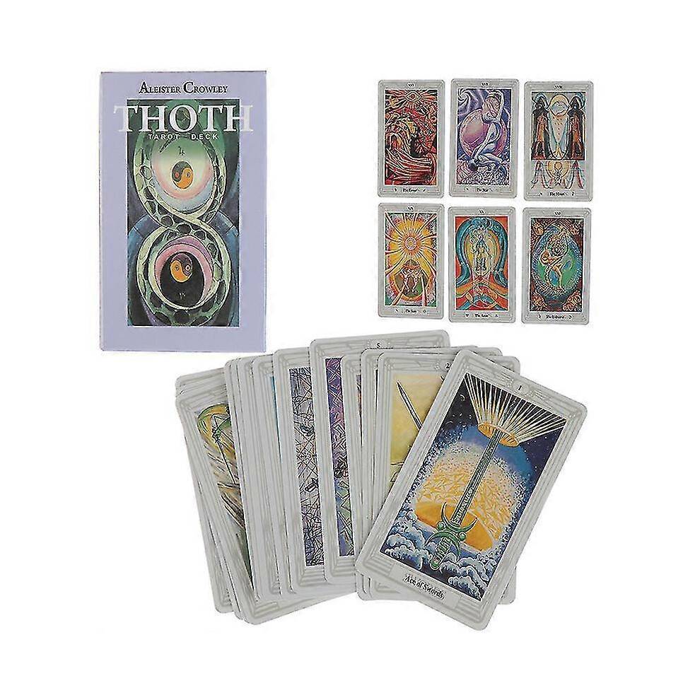 78 Cards Egyptian Myth Divination Aleister Crowley Thoth Tarot Pocket Guidebook