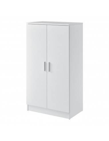 Skoskab i møbelplade H108 x B55 x D35 cm - Hvid