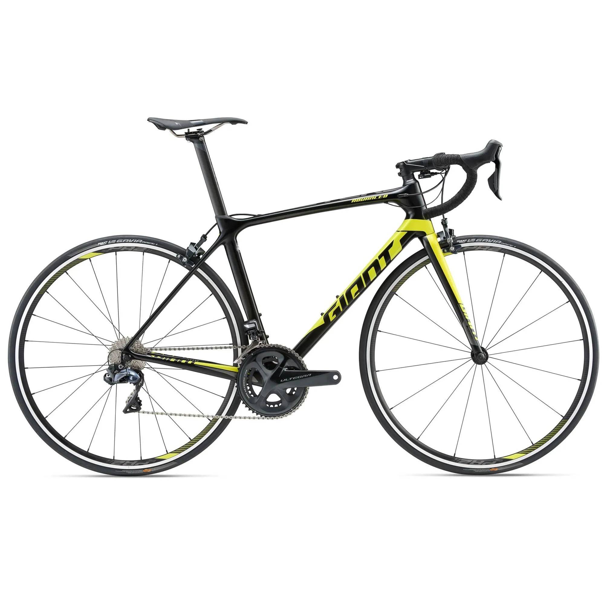 Giant TCR Advanced 1 2018 - Shimano Ultegra 2x11sp - DT Swiss - 020 / L / Black/ Yellow (L)