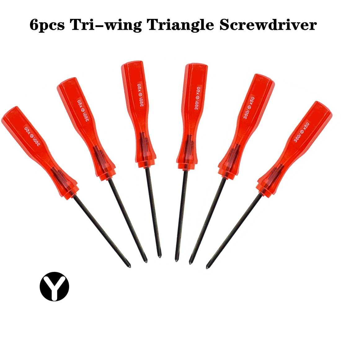 Tri-wing Skruvmejsel Kitbakechen - 6 st