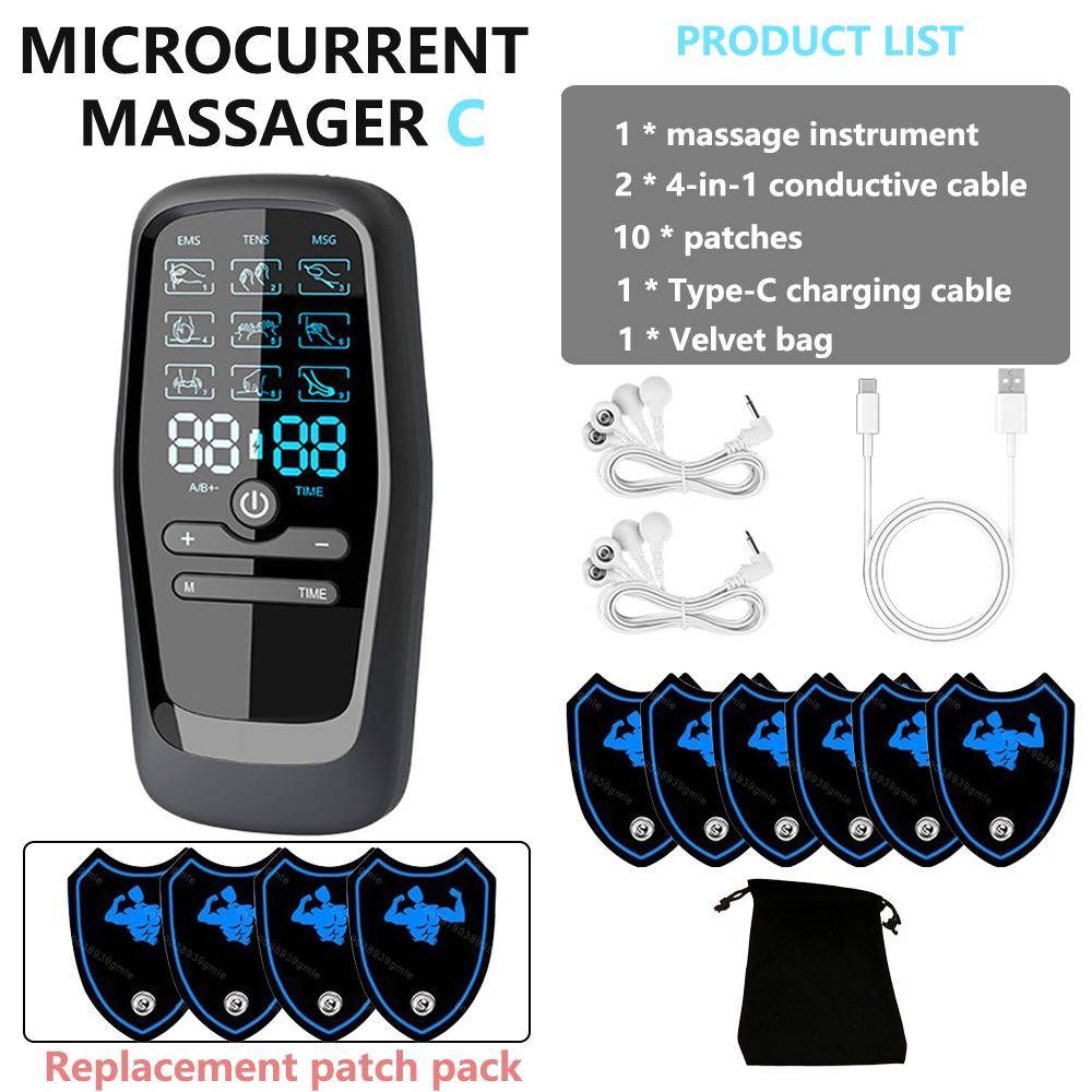 Fysioterapi Tens Muskelstimulator Elektrisk Ems Akupunktur Kroppsmassage Digital Terapi Bantningsmaskin Elektrostimulator
