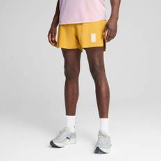 Men&#39;s Puma x SAYSKY Running Shorts, Yellow, Size M, Clothing - Archive Gold - M