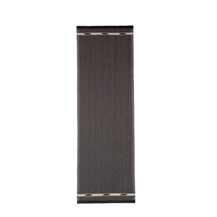 Nordic Modern x Vibeke Klint VK3 Gulvtæppe Black/White 80x240 cm