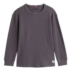 Tommy Hilfiger Tröja - Stickad - Tvättad svartGRÅ - Tommy Hilfiger - 4 år (104) - Tröja