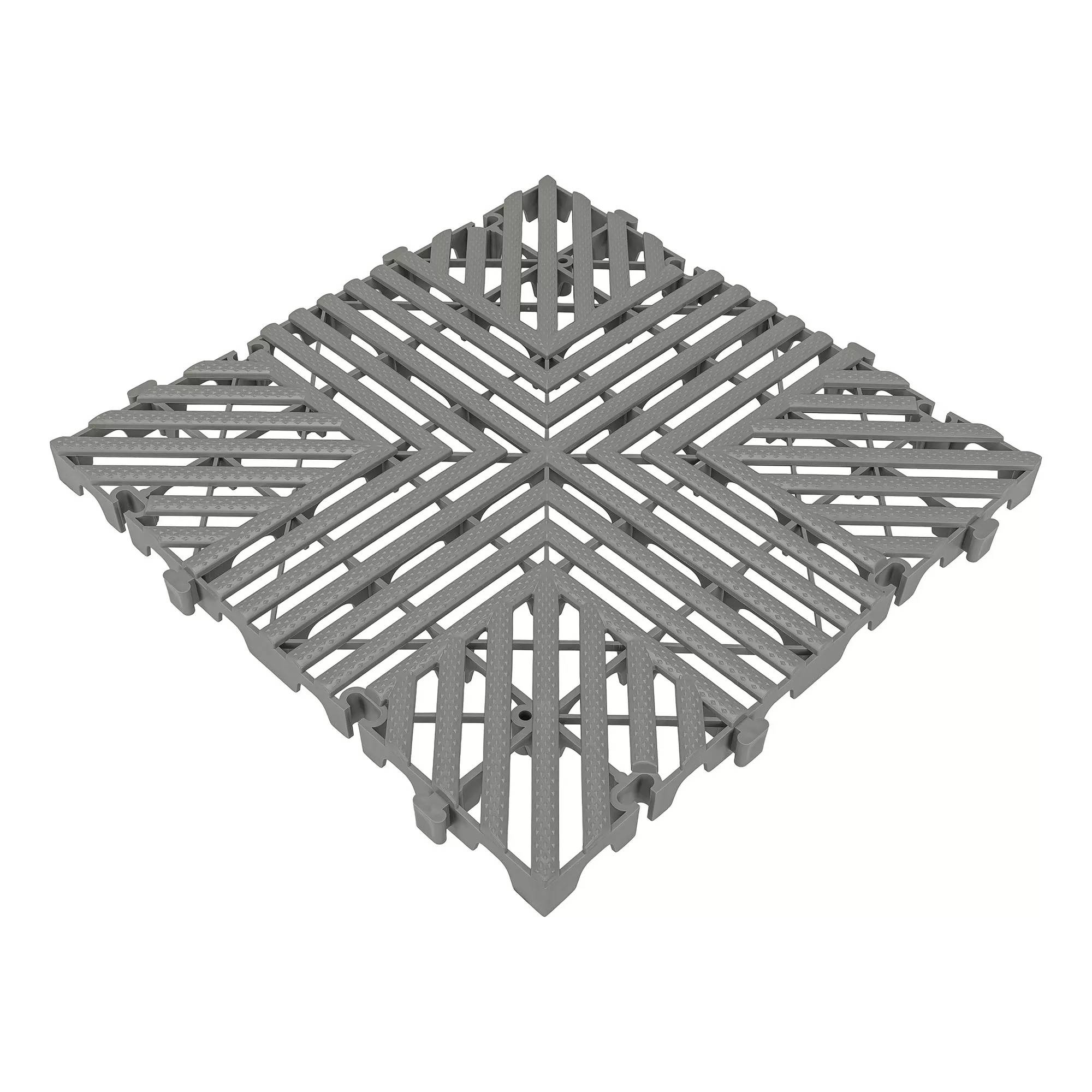 PELA Garagegulv grå, 40 x 40 cm 10 fliser, 1,6 m²