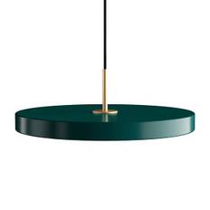 Umage Asteria medium pendel - Forest green / messing