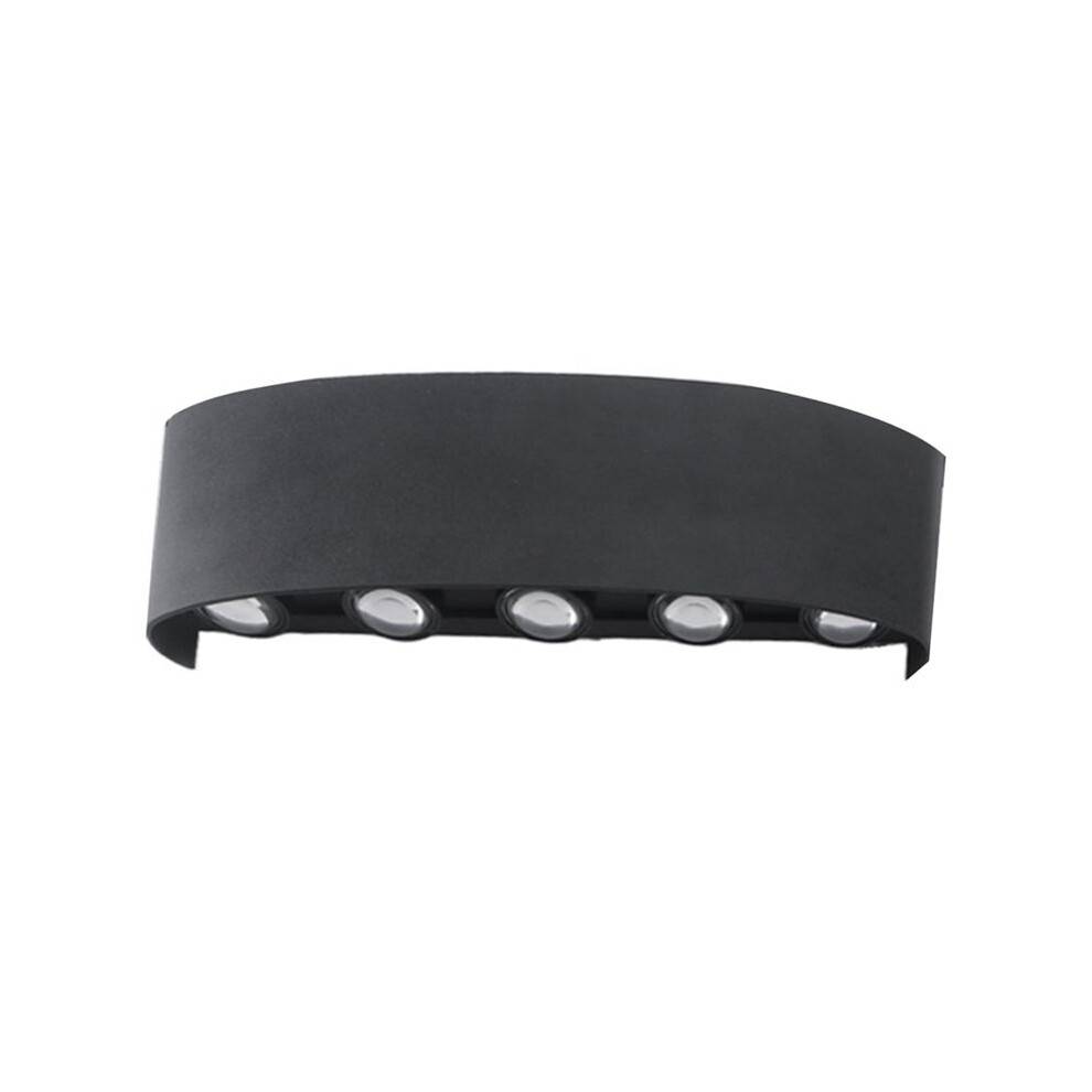 LED Wall Lamp Outdoor IP65 Waterproof Down Luminous Lighting Indoor Stair Garden Sconce Light Plastic AC110-220V
