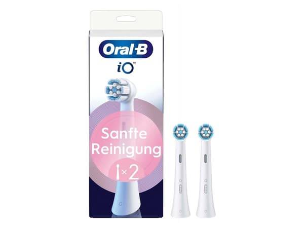 Oral-B iO Gentle Care 8700216373609, 2 styck, Vit, 3 månad (er), Mjuk, Oral-B, Upphängbar förpackning