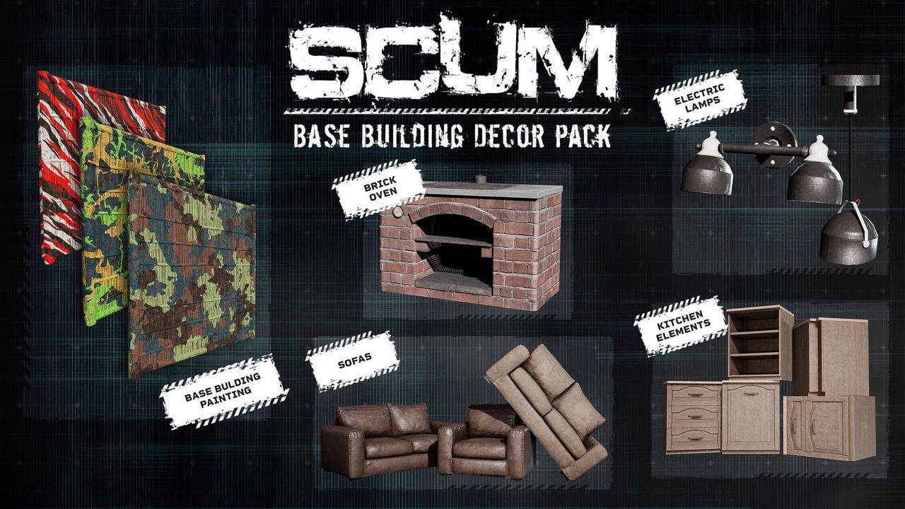 SCUM Base Building Decor Pack (PC) - Standard