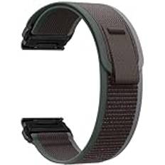 ZoRoll 26 mm QuickFit-armband för Garmin Fenix 7X Pro/7X/6X/6X Pro/5X/5X Plus, elastiskt ersättningsarmband i nylon med kardborreband för Garmin tactix 7 AMOLED/tactix 7 Pro/Epix Pro 51 mm/Enduro,