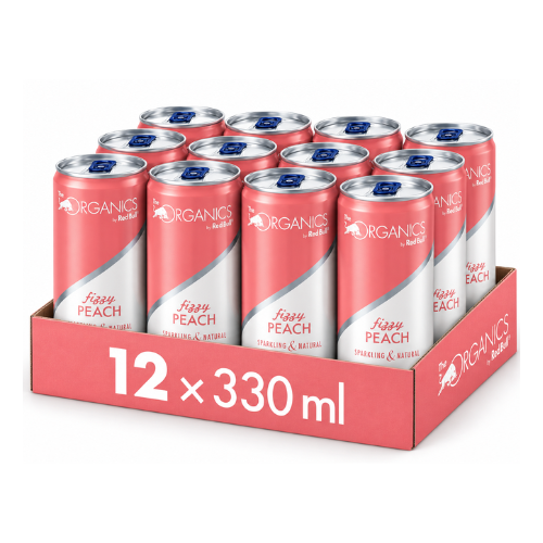 Red Bull Organics - Fizzy Peach 330ml - 12-pack