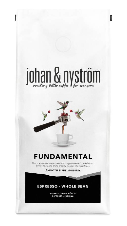 Johan & Nyström Fundamental Espresso mellanrostade espressobönor 500g
