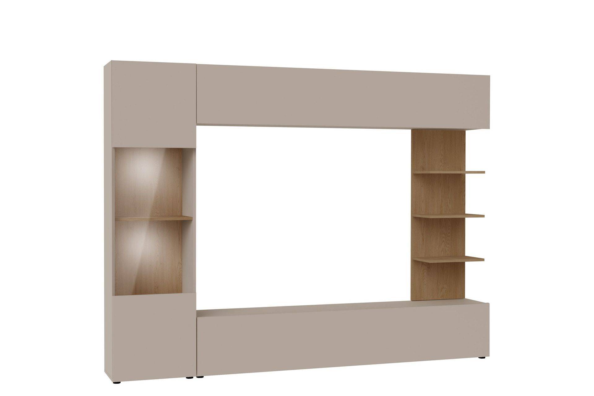 Bunda Tv-möbelset 250x30 cm - Beige TV-möbelset