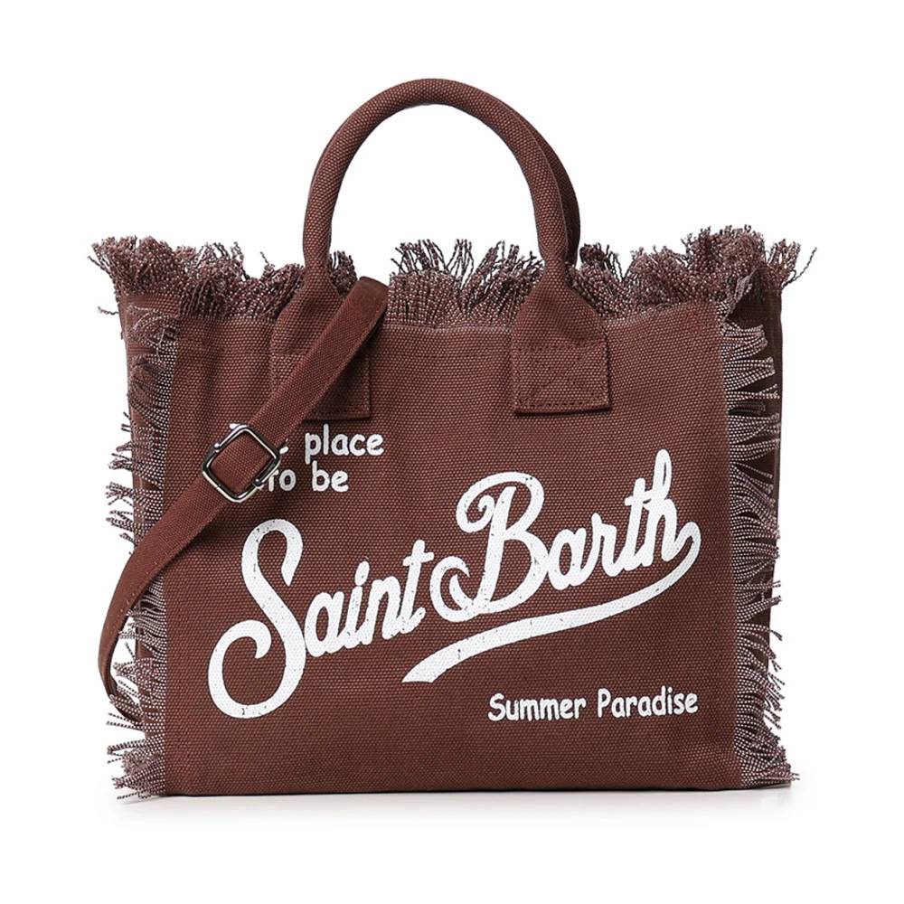 MC2 Saint Barth Håndtasker - Tasker - Dame - Brun - ONE SIZE - Bomuld