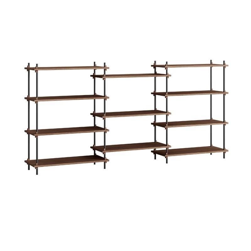 Moebe Shelving System - s.115.3.A Røget eg/Sort