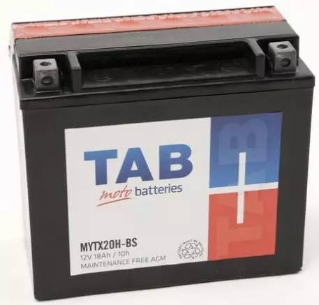 TAB YTX20H-BS/MYTX20H-BS 12V 18Ah 310A 175x86x154 + -