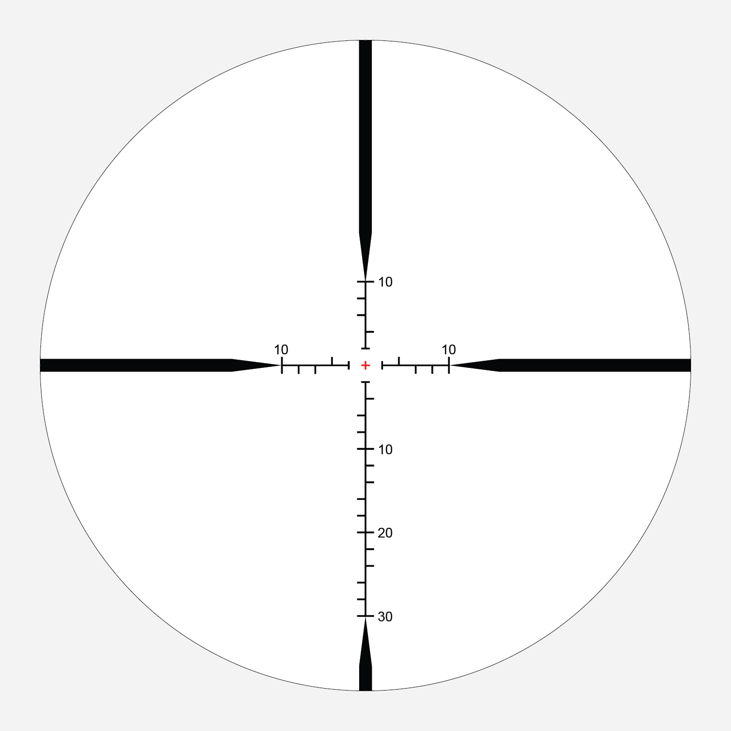 Athlon Midas HMR HD GEN2 2,5-15x50 Belyst Kikarsikte