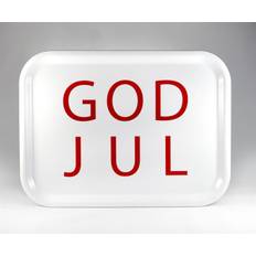Bricka – God Jul – Vit