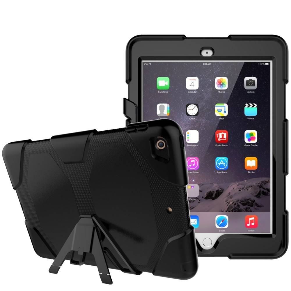 iPad 9.7 (2017 / 2018) - Military Duty Hybrid cover - Sort