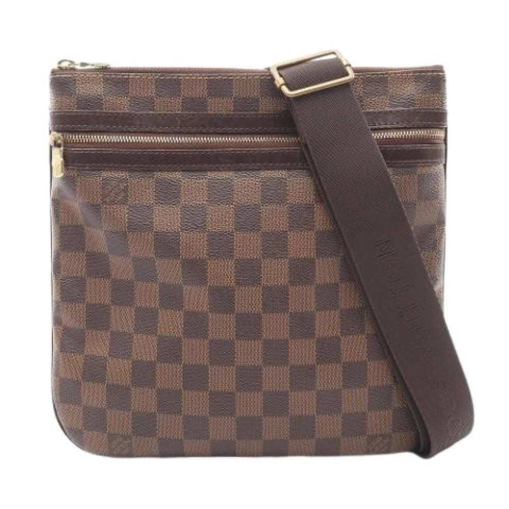 Louis Vuitton Vintage Pre-owned N51111 Håndtaske - Vintage - Dame - Brun - ONE SIZE - Uld