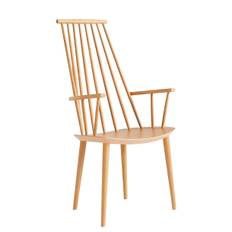 HAY FDB J110 Spisebordsstol SH: 44,5 cm - Lacquered Oak