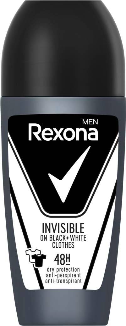 Rexona Men 48h Invisible black + white roll-on