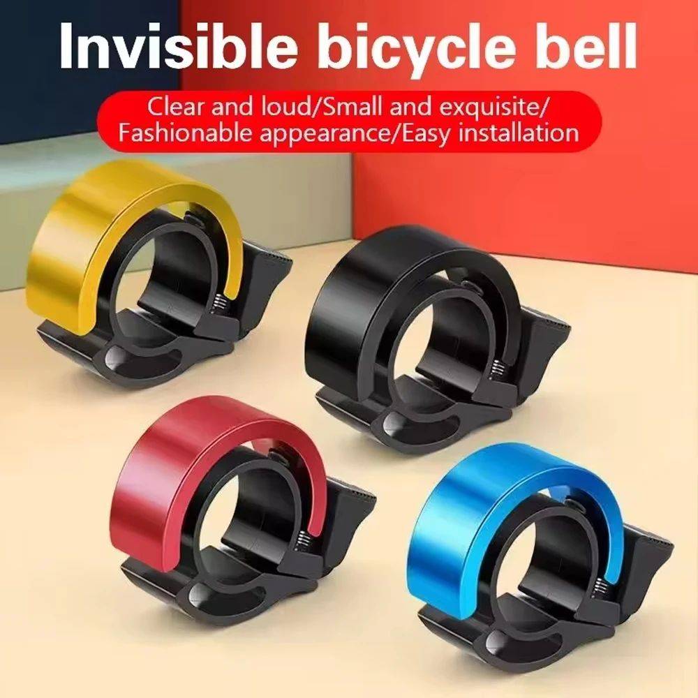 Road Bike Mountain Bike Horns Stainless Steel Invisible Bicycle Bells Accessories Bike Safety Cycling Call Riding Safety Access