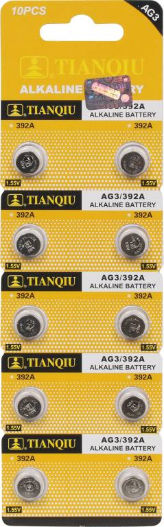 Batteri AG3/392A/LR41 10-pk