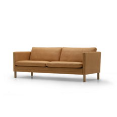 MH 2614 / MH 2615 - Læder - Mogens Hansen - MH2614 / Frej 18 - Sort / 2 pers. - længde 146 cm