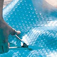 Poolcover i metermål, 400 micron. 4 mtr.bred - PoolOasen.