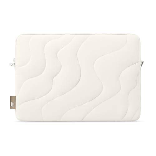 tomtoc quiltad laptopfodral för 16‑tum MacBook Pro M5/M4/M3/M2/M1 (2026)