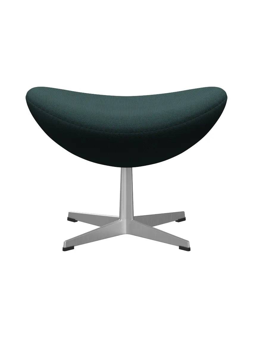 3127 Fodskammel til Ægget af Arne Jacobsen stofgr. 2 Steelcut Trio / 996 Bottle Green - Jacobsen Plus