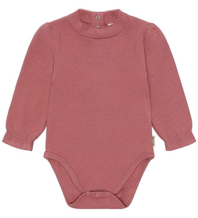 Hust and Claire Body l/æ - Bomuld/Modal - Rib - HCBri - Dry Rose - Hust and Claire - 74 - Body L/Æ