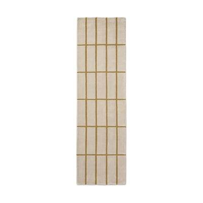 Marimekko by Brink & Campman Tiiliskivi Tæppeløber - B 70 x L 245 cm - Uld - Bronze/gul