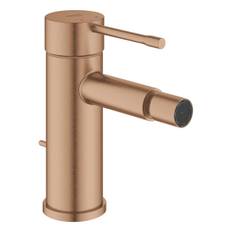 Bidetmischer Grohe Essence mit Zugstangen-Ablaufgarnitur, rosegold gebürstet - 32935DL1