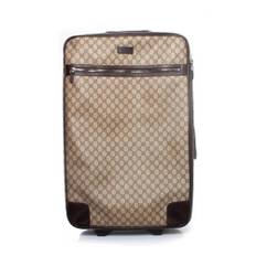 Gucci Vintage, Vintage , Dame, Brun, ONE SIZE, Læder, Pre-owned Weekend taske