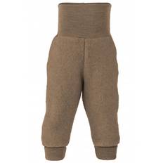 Engel baby fleece bukser i 100% merinould. Walnut Melange