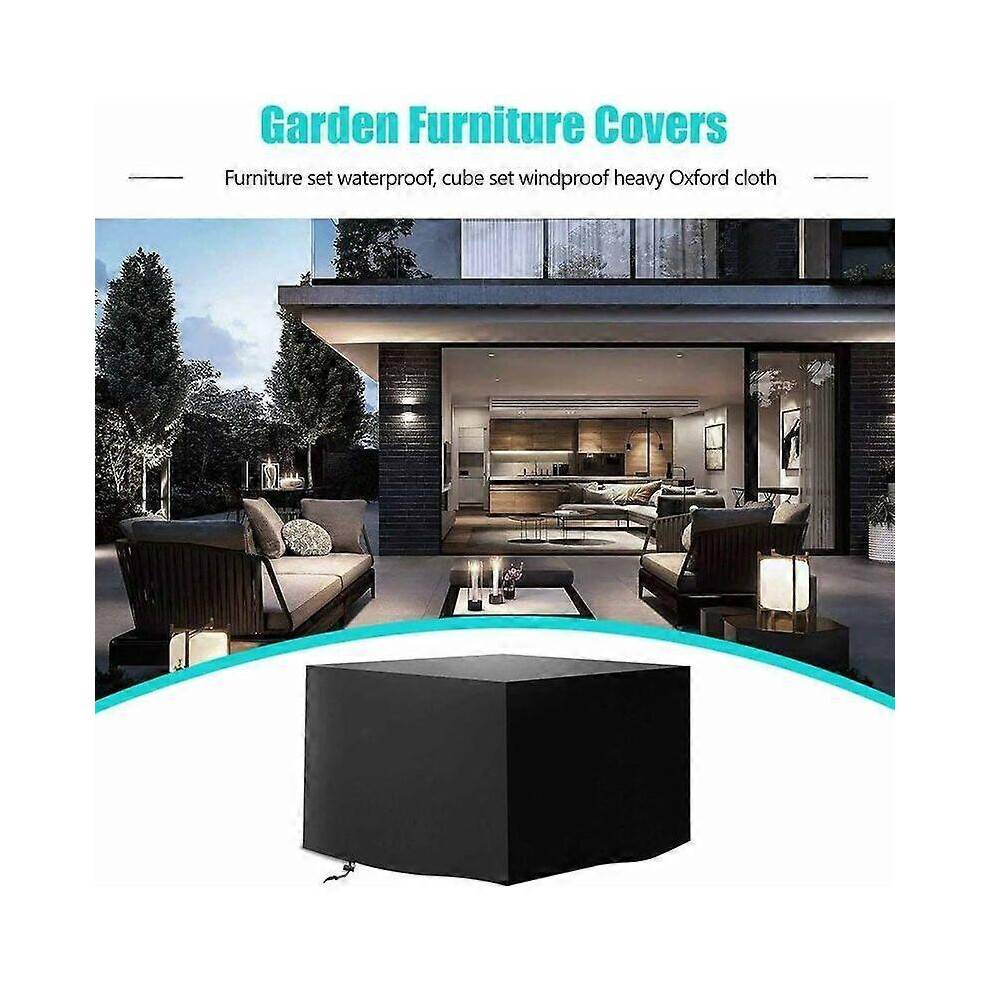 350*145*90CM 420D Square Garden Furniture Cover, Waterproof Garden Furniture Cover, Tear