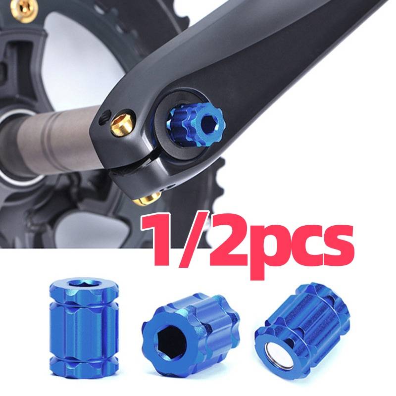 1/2PCS Crank Installation Tool with Wrench Remove Install Crank Arm Adjustment Cap for Shimano HollowTech XT Bike Repair Tools
