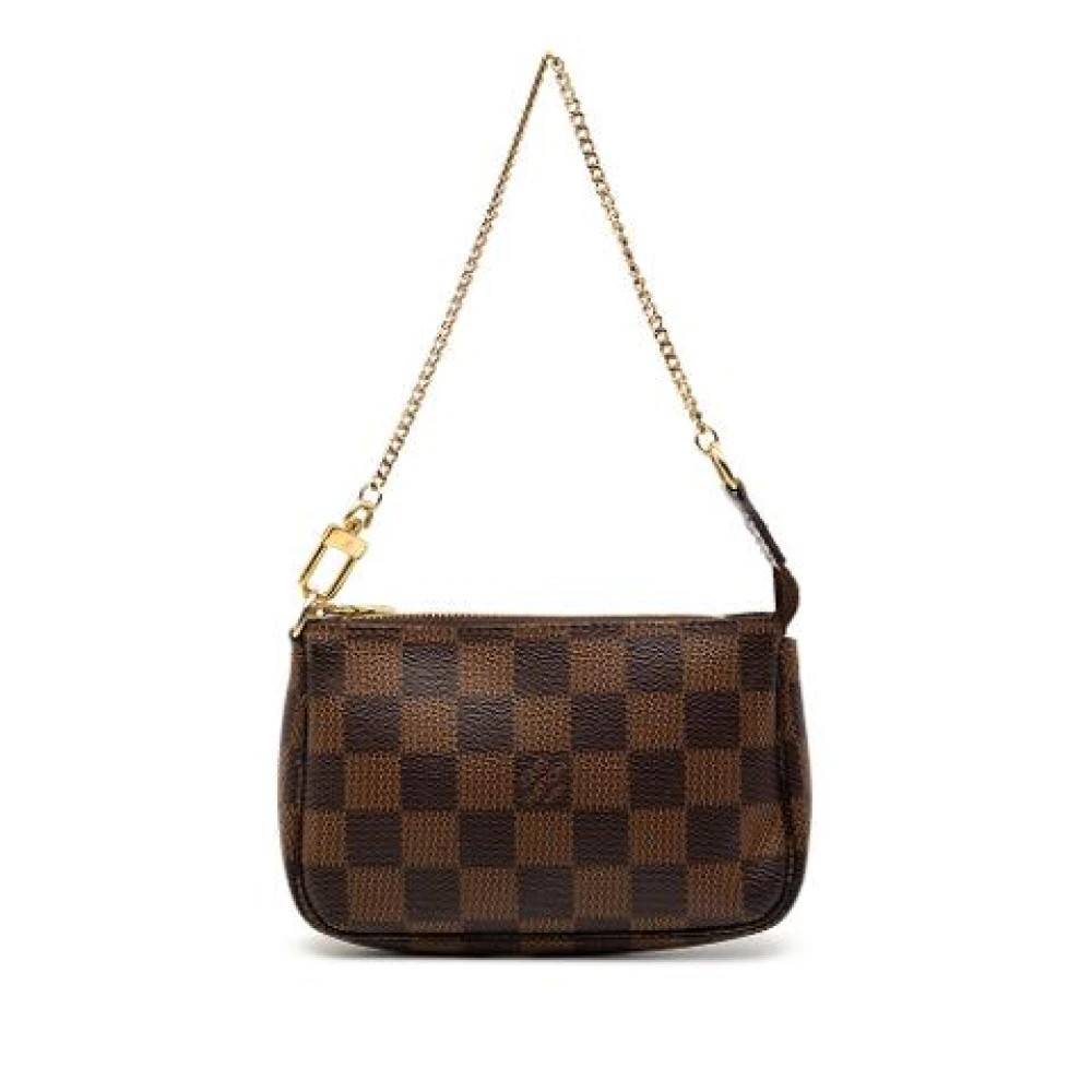 Louis Vuitton Vintage Pre-owned Mini Pochette Accessoires - Vintage - Dame - Brun - ONE SIZE -