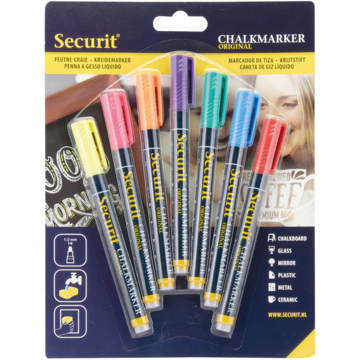 Securit Griffelpenna Mix 1-2mm 7-pack