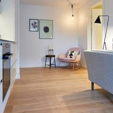 Burghley Wideplank Ek vit mattlack