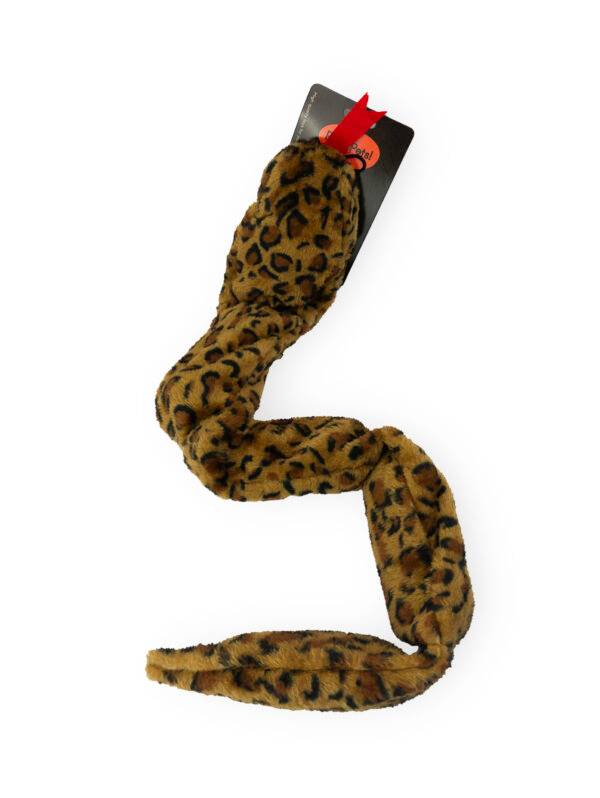 Party Pets Lång Hundleksak, Orm med Pipljud – 90 cm Brun