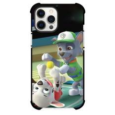 Paw Patrol Phone Case For iPhone And Samsung Galaxy Devices - Marshall And Rocky Playing Ball