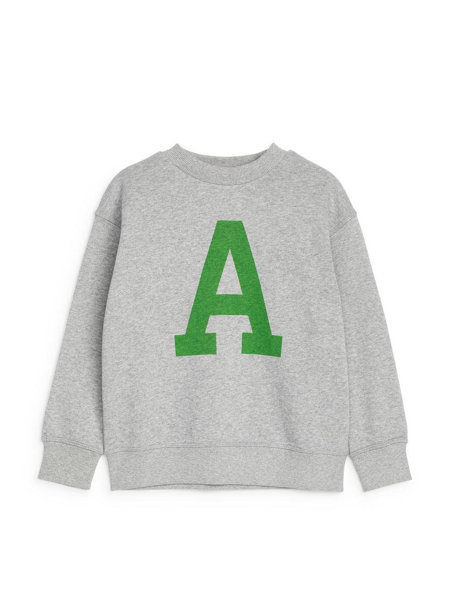 ARKET Sweatshirt Med Tryck -Grå, 134/140