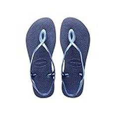 Havaianas flickor Luna tåavskiljare, marinblå, 31/32 EU