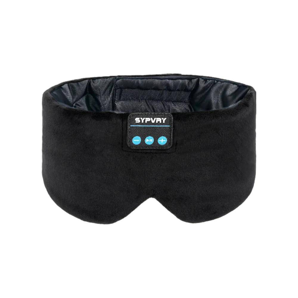Mjuk Sovmask Bluetooth Trådlösa Hörlurar Sovhörlurar Justerbar Musik Ögonmask Siden för Sovmask Ögonmask Sömn